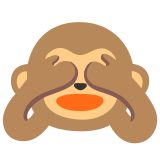 See-no-evil monkey - Noto Color Emoji