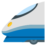 High-speed train - Noto Color Emoji