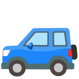 Sport utility vehicle - Noto Color Emoji