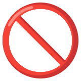 Prohibited - Noto Color Emoji