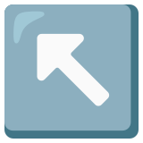 Up-left arrow - Noto Color Emoji