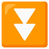 Fast down button - Noto Color Emoji