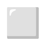White medium square - Noto Color Emoji