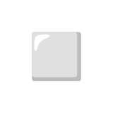 White medium-small square - Noto Color Emoji