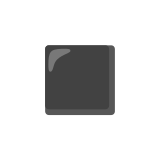 Black medium-small square - Noto Color Emoji