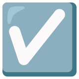 Check box with check - Noto Color Emoji