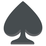 Spade suit - Noto Color Emoji