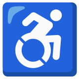 Wheelchair symbol - Noto Color Emoji
