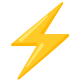 High voltage - Noto Color Emoji