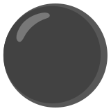 Black circle - Noto Color Emoji