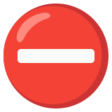 No entry - Noto Color Emoji