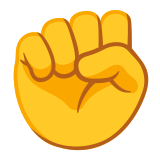 Raised fist - Noto Color Emoji