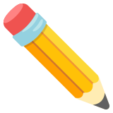 Pencil - Noto Color Emoji
