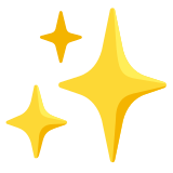 Sparkles - Noto Color Emoji