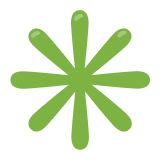 Eight-spoked asterisk - Noto Color Emoji