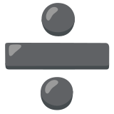 Divide - Noto Color Emoji