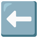 Left arrow - Noto Color Emoji