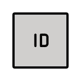 ID button - OpenMoji