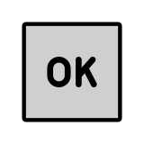 OK button - OpenMoji