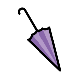 Closed umbrella - OpenMoji