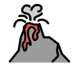 Volcano - OpenMoji