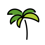 Palm tree - OpenMoji