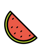 Watermelon - OpenMoji