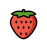 Strawberry - OpenMoji