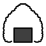 Rice ball - OpenMoji