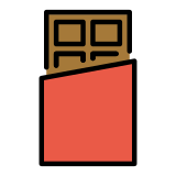 Chocolate bar - OpenMoji