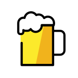 Beer mug - OpenMoji