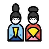 Japanese dolls - OpenMoji
