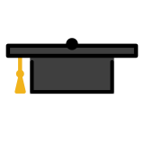 Graduation cap - OpenMoji