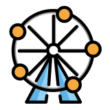 Ferris wheel - OpenMoji