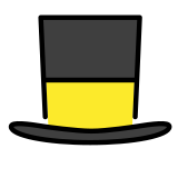 Top hat - OpenMoji