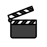 Clapper board - OpenMoji