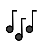 Musical notes - OpenMoji