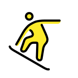 Snowboarder - OpenMoji