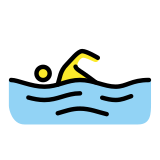 Person swimming - OpenMoji