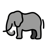 Elephant - OpenMoji