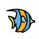 Tropical fish - OpenMoji