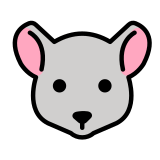 Mouse face - OpenMoji
