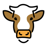 Cow face - OpenMoji