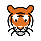 Tiger face - OpenMoji