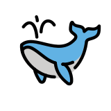 Spouting whale - OpenMoji