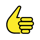Thumbs up - OpenMoji