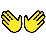 Open hands - OpenMoji
