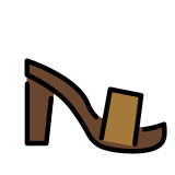 Woman’s sandal - OpenMoji