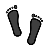 Footprints - OpenMoji