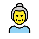 Old woman - OpenMoji